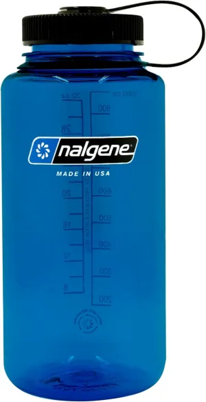 Nalgene Sustain Tritan BPA-Free Water Bottle Made with Material Derived From 50% Plastic Waste, 32 OZ, Wide Mouth