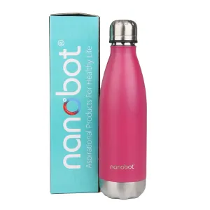 Nanobot Vaccum Flask - Kryo - 500 ml | Stainless Steel Water Bottle/ Vacuum Flask for Hot Water