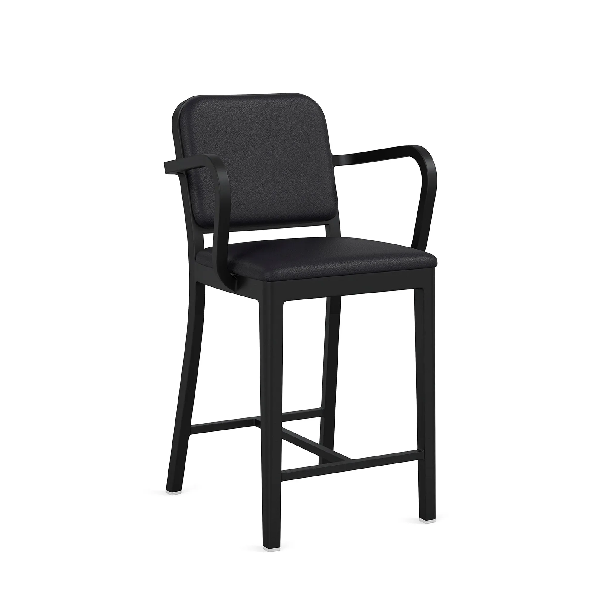 Navy® Officer Stool with arms by Jasper Morrison