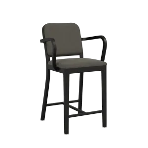 Navy® Officer Stool with arms by Jasper Morrison