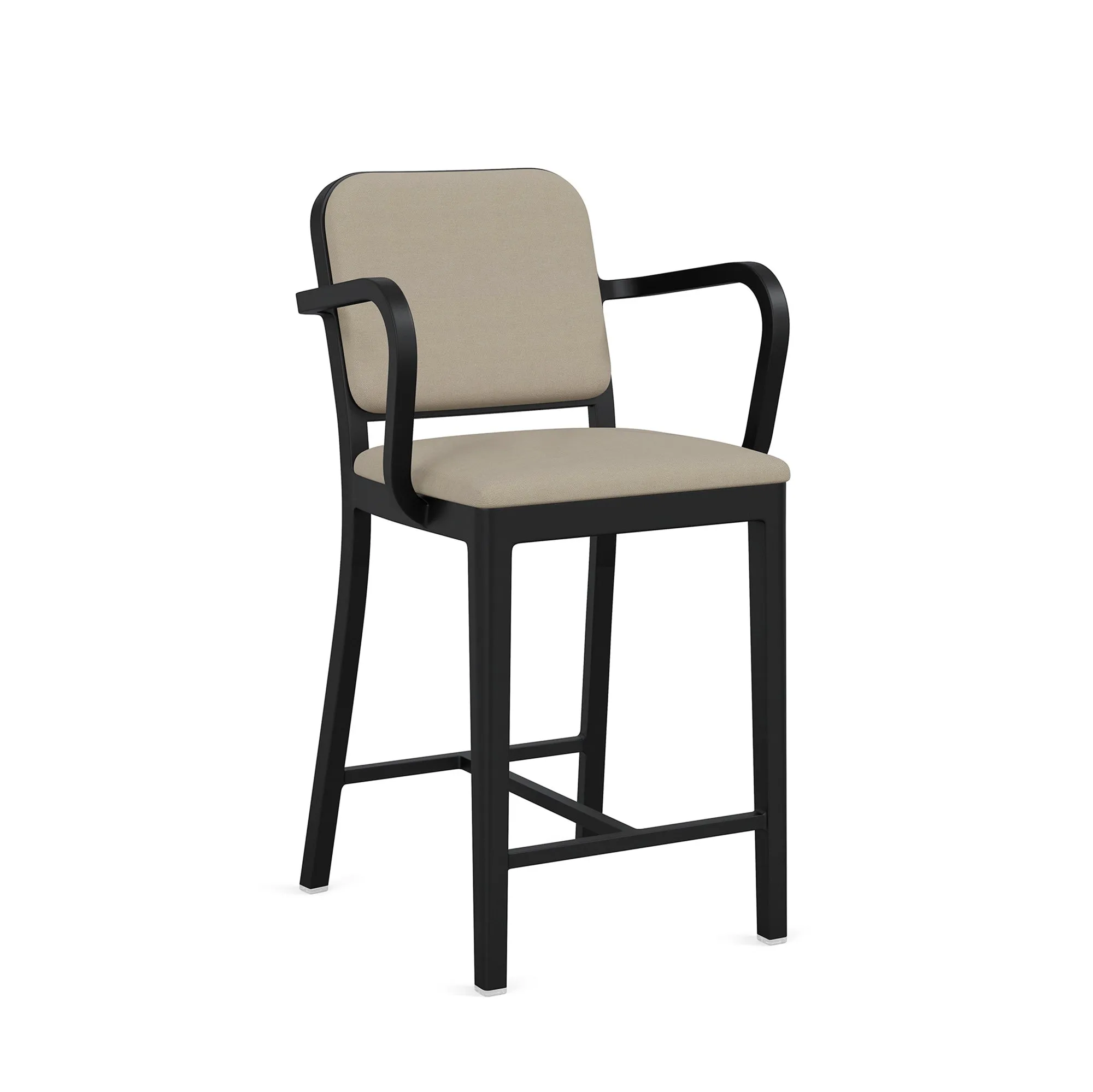 Navy® Officer Stool with arms by Jasper Morrison