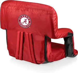 NCAA Alabama Crimson Tide Ventura Portable Reclining Seat, Red