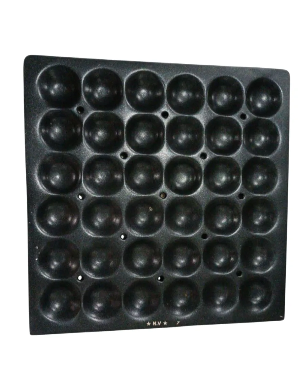 Non Stick Coating 36 pcs Mini Idli Tray, 12" x 12", Heavy Duty Aluminium