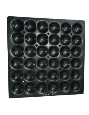 Non Stick Coating 36 pcs Mini Idli Tray, 12" x 12", Heavy Duty Aluminium