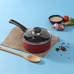 Non Stick Saucepan with Lid – 1.5L Capacity