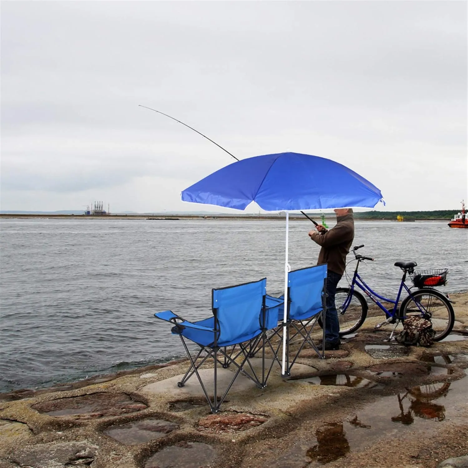 Ochine Camping Chair Portable Folding Camp Chair Heavy Duty Supports 230 Lbs Outdoor Compact Ultralight Folding Backpacking Chairs Backpack Chair in a Bag for Outdoor, Camp, Picnic, Hiking, Beach