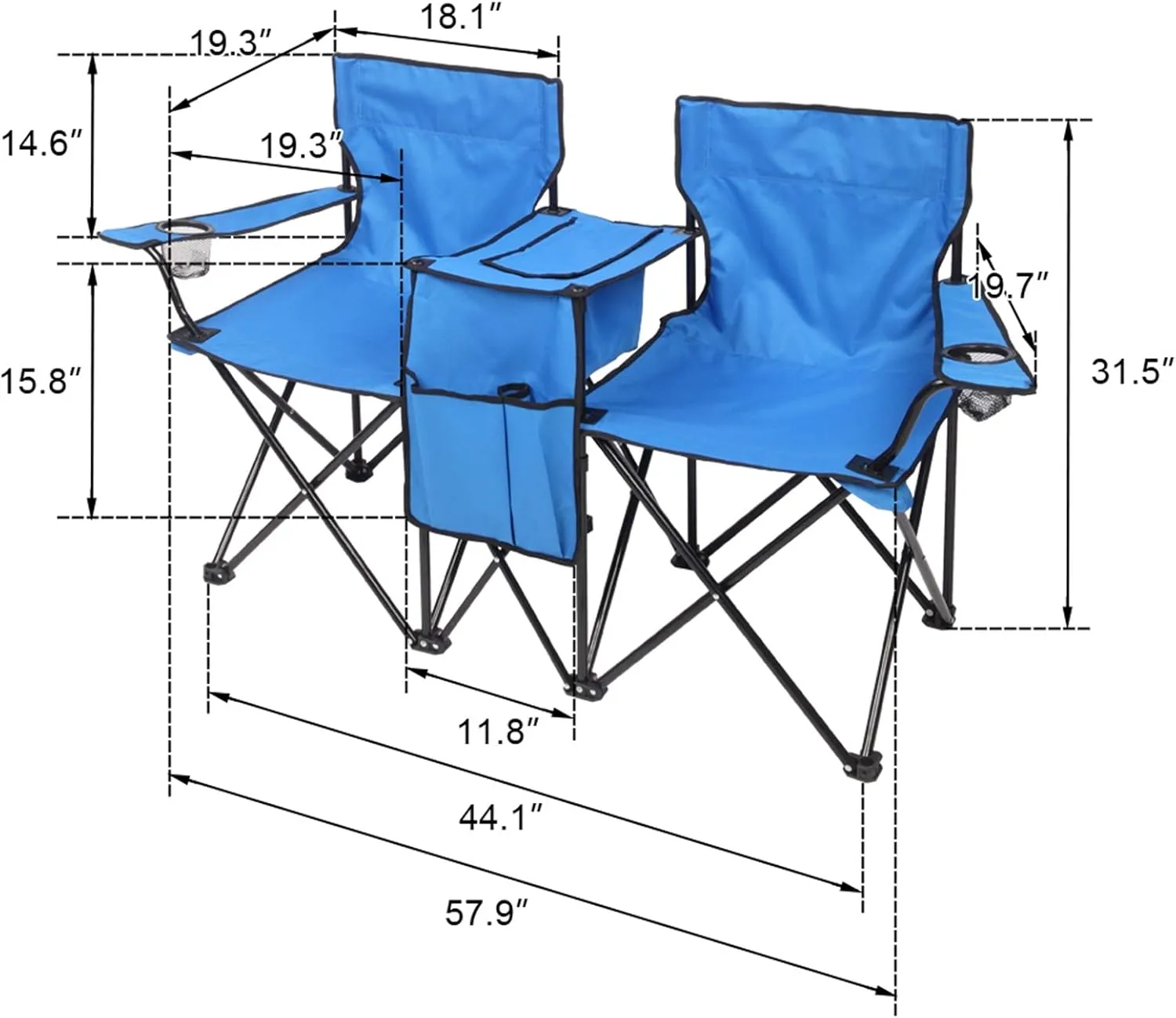 Ochine Camping Chair Portable Folding Camp Chair Heavy Duty Supports 230 Lbs Outdoor Compact Ultralight Folding Backpacking Chairs Backpack Chair in a Bag for Outdoor, Camp, Picnic, Hiking, Beach
