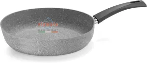 Olympia Rocker 9.5 Inch Non-Stick PFOA-Free Die-Cast Aluminum Deep Fry Pan, Made in Italy