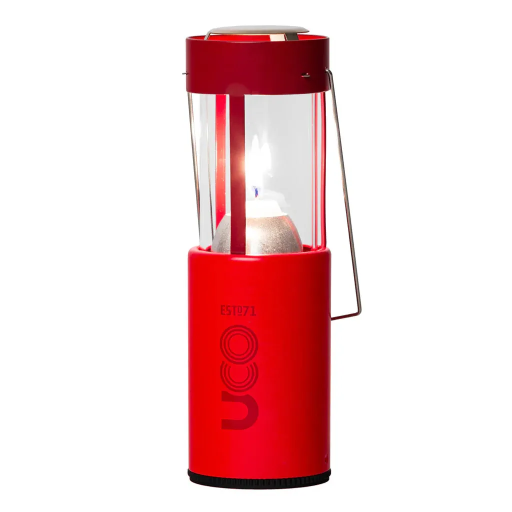 Original Candle Lantern Painted Aluminum