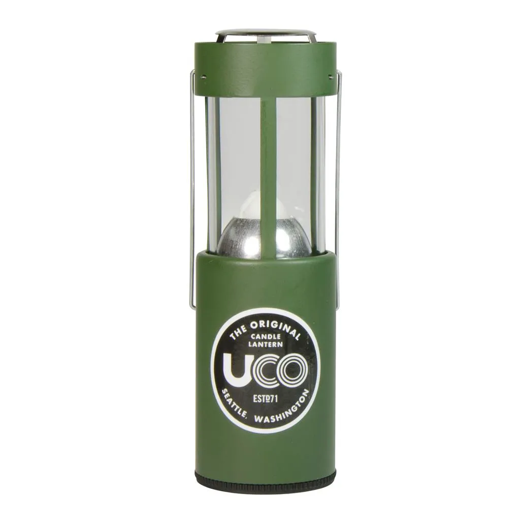 Original Candle Lantern Painted Aluminum