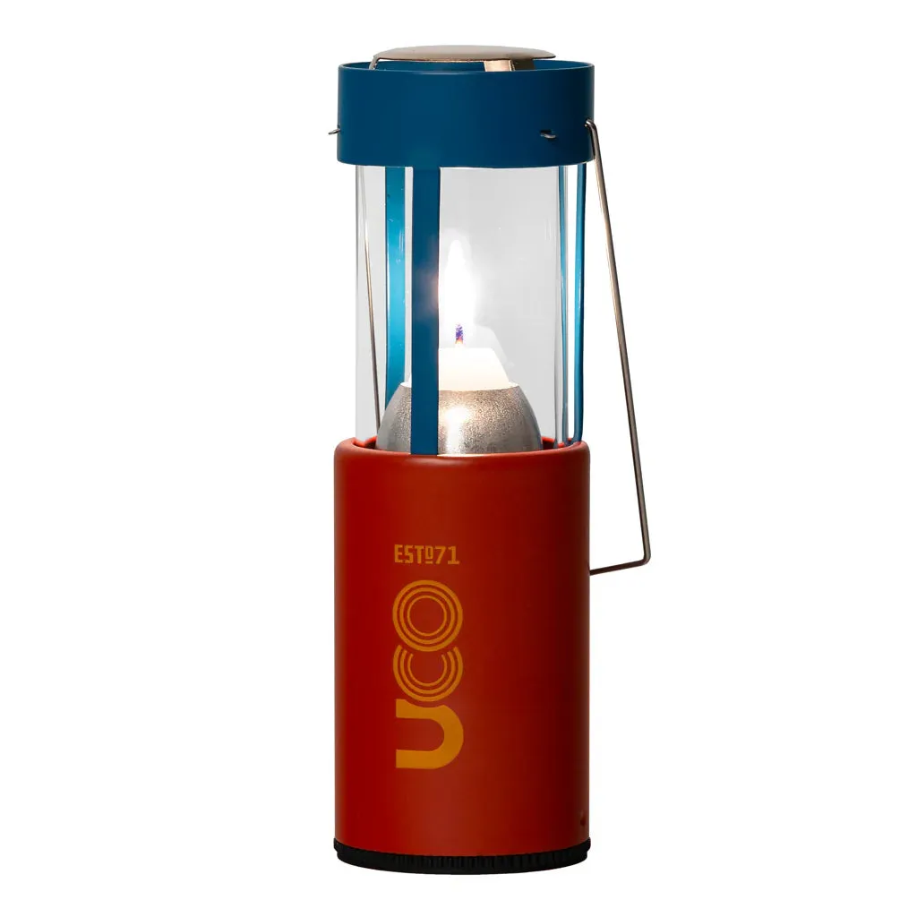 Original Candle Lantern Painted Aluminum