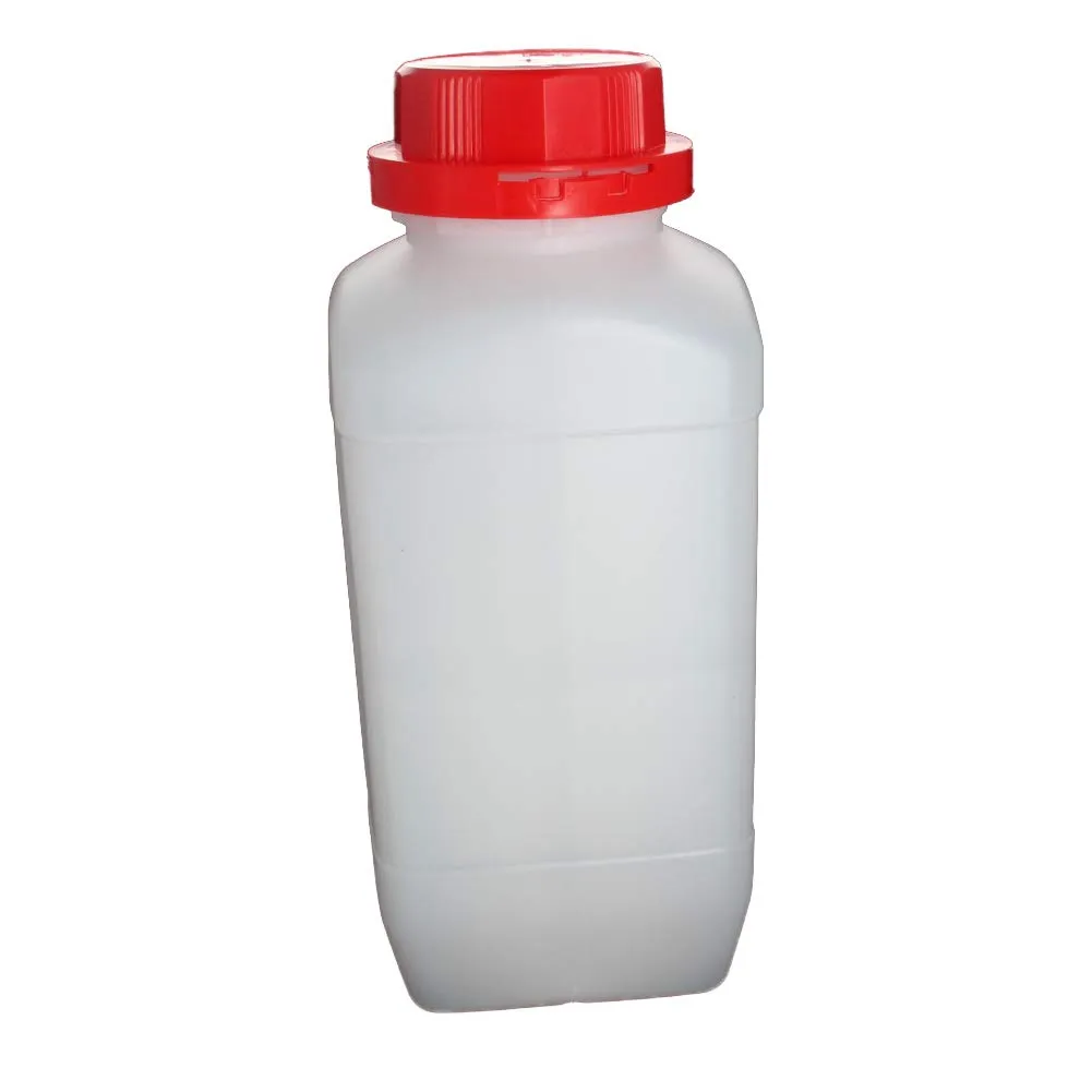 Othmro 3Pcs 51oz Plastic Containers Lab Chemical Reagent Bottles 1500ml Wide Mouth Liquid Solid Storage Bottles Square Sample Storage Container Sealing Bottles with Red Cap for Food Stores,50x225mm