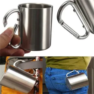 OUTAD 180ml Stainless Steel Cup Camping Traveling Outdoor