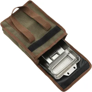 Outdoor Camping Folding Frying Pans Barbecue Meat Plate Portable Grills Pans Thickened Camping Picnics Cookware Easy Use