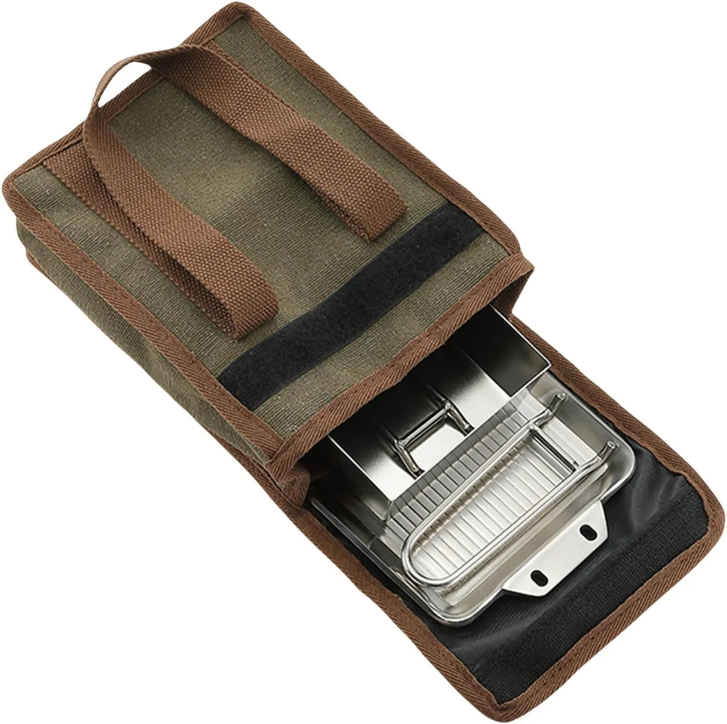Outdoor Camping Folding Frying Pans Barbecue Meat Plate Portable Grills Pans Thickened Camping Picnics Cookware Easy Use
