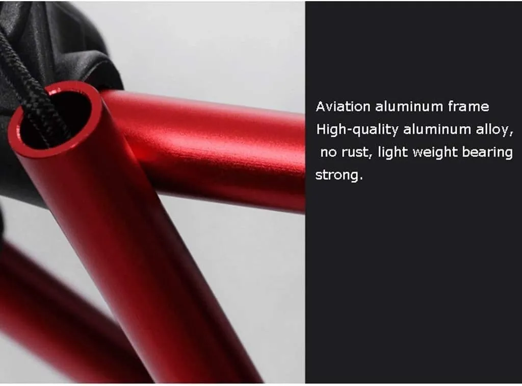 Outdoor Chair Folding Camping Chair Portable Camping Chair Outdoor Lightweight Aluminum Moon Chair Leisure Camping Fishing Chair Folding Stool Camping Chair Foldable Chair (Color : B)