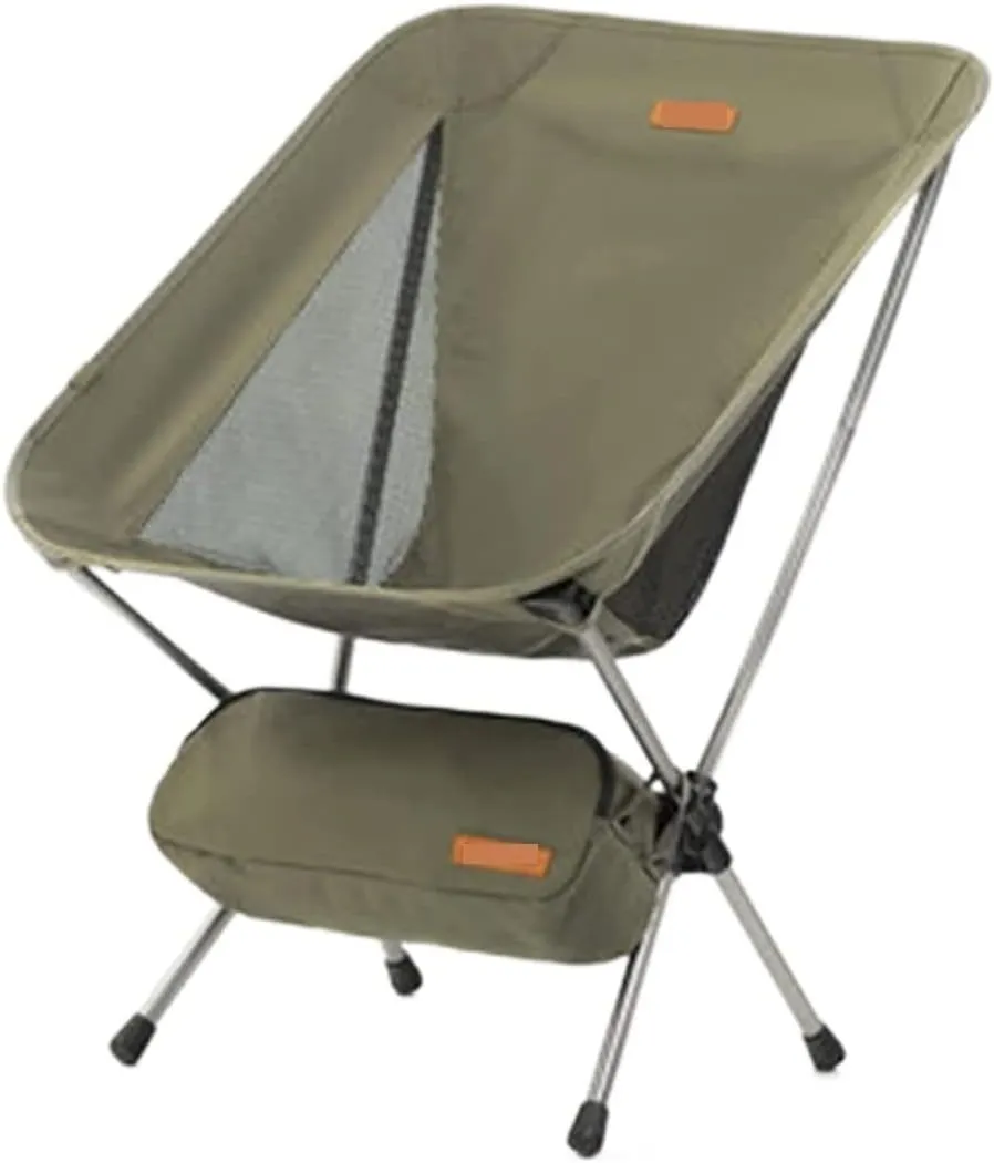 Outdoor Chair Folding Camping Chair Ultralight Backpack Camping Chair Travel Hiking Foldable Portable Outdoor Beach Backpack Seat, Breathable Double-Sided Mesh Camping Chair Foldable Chair