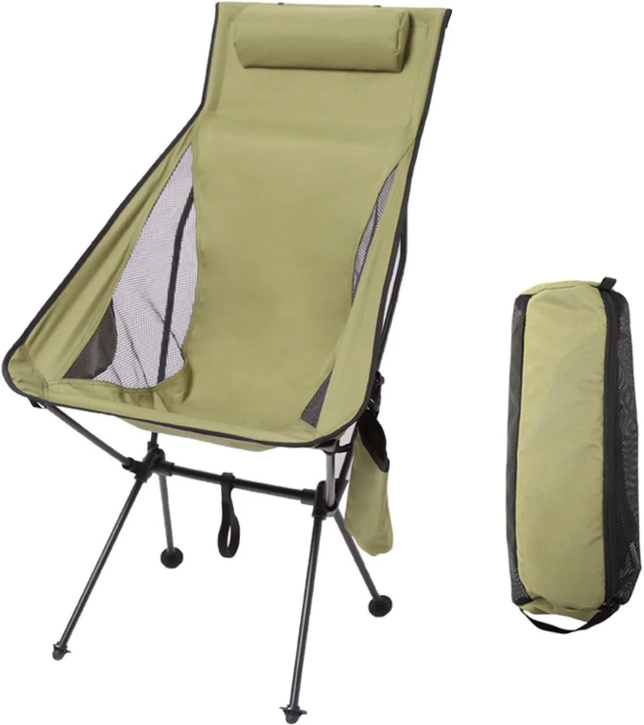 Outdoor Folding Chair Camping Portable Widened Ultra Light Aluminum Alloy Leisure Beach Camping Fishing Breathable Chair