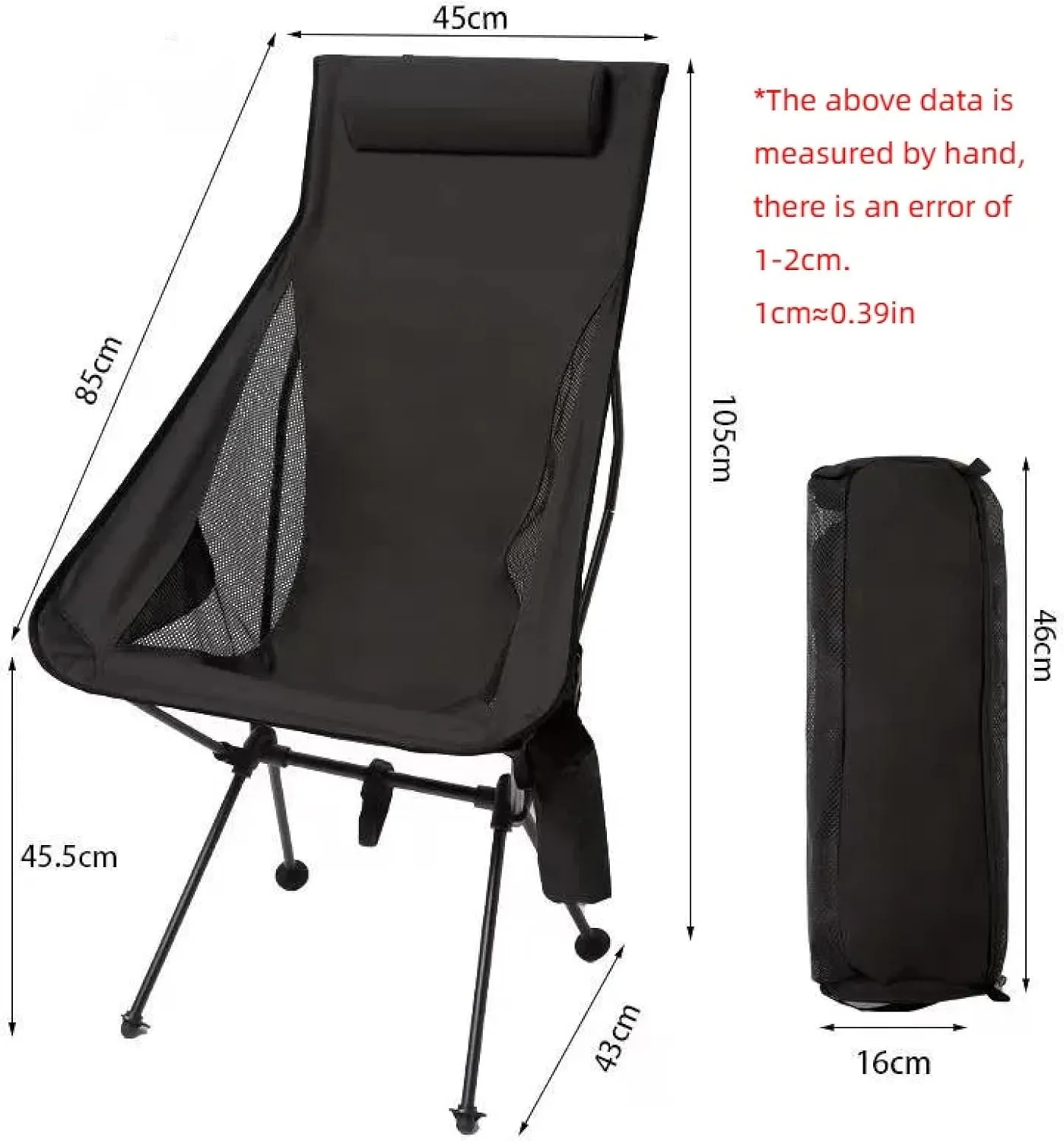 Outdoor Folding Chair Camping Portable Widened Ultra Light Aluminum Alloy Leisure Beach Camping Fishing Breathable Chair