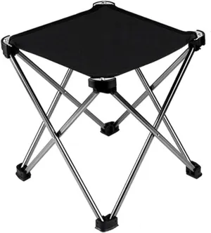 Outdoor Portable Folding Chairs Camping Ultralight Aluminum Collapsible Small Step Slacker Stool for Fishing Camp Traveling Hiking Beach Garden BBQ Lightwight Waterproof Stool