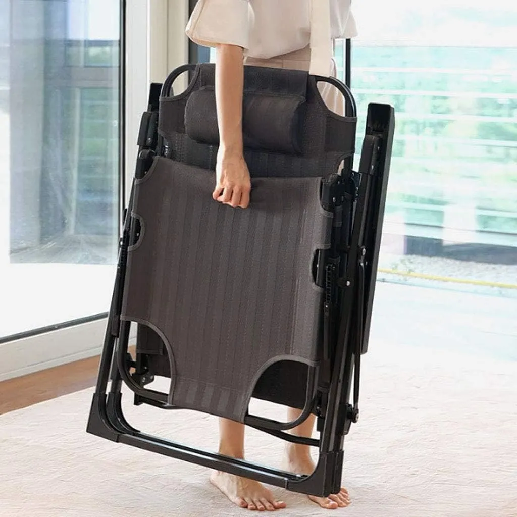 Oversized Zero Gravity Chair Recliner Folding Patio Lounge 330lbs Capacity Adjustable Lawn with Headrestfor OutdoorCampingPatio Vision
