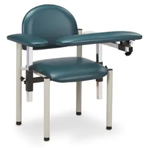 Padded, Blood Drawing Chair with Padded Arms