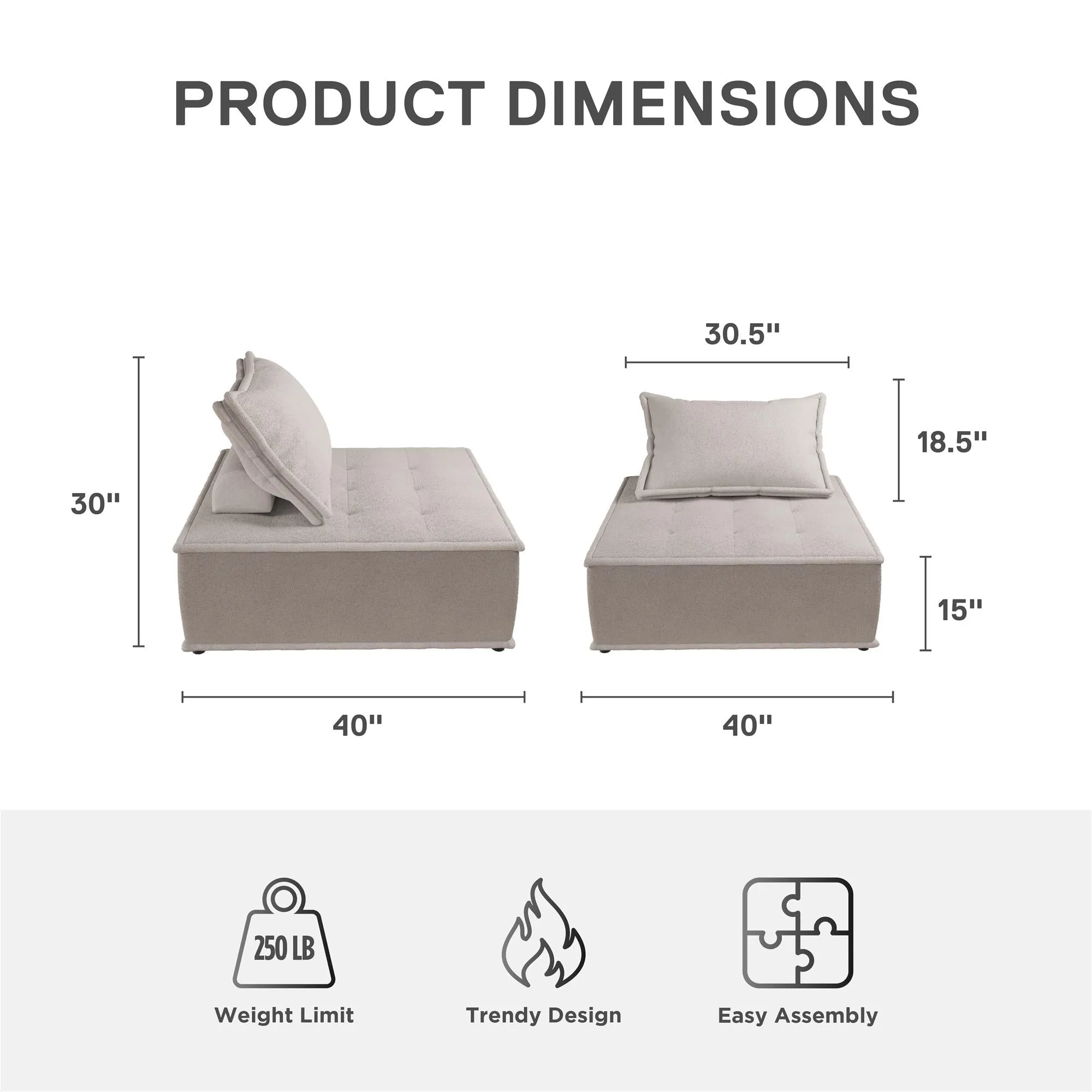 Paloma Upholstered Single Sofa Chair