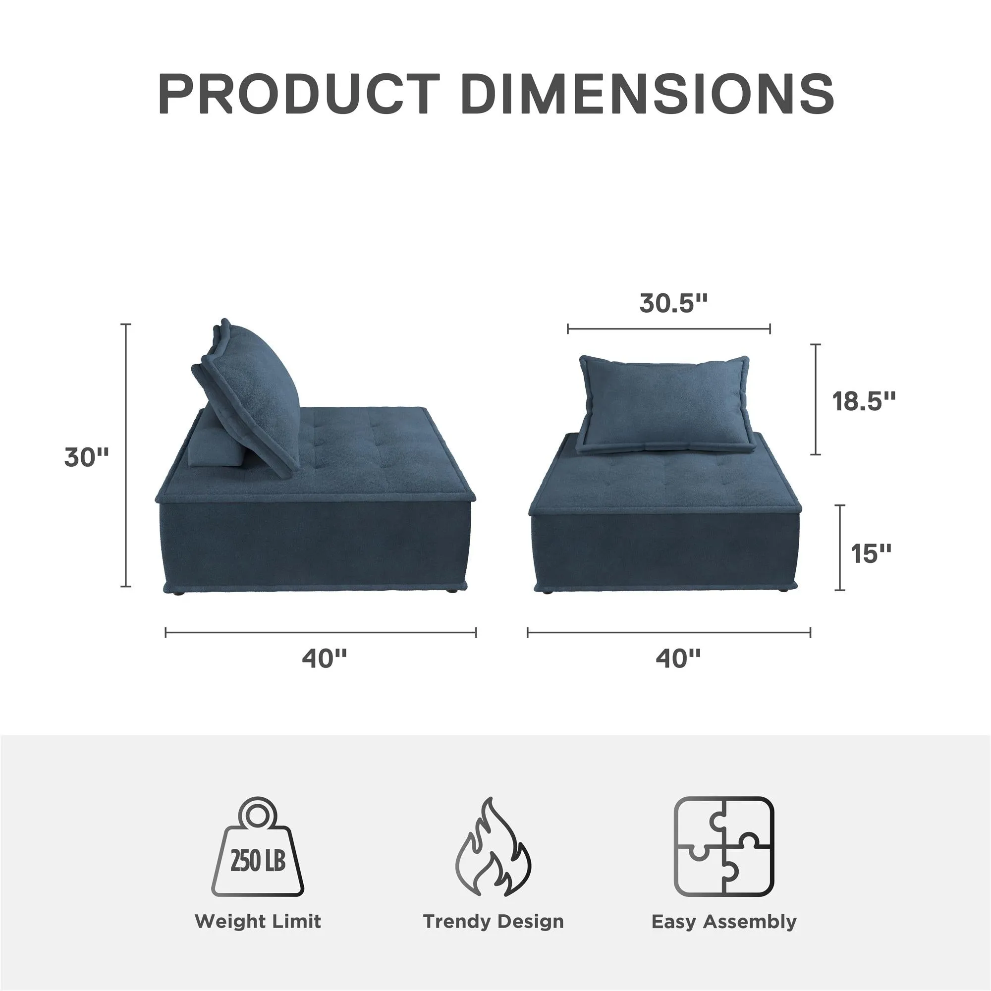 Paloma Upholstered Single Sofa Chair