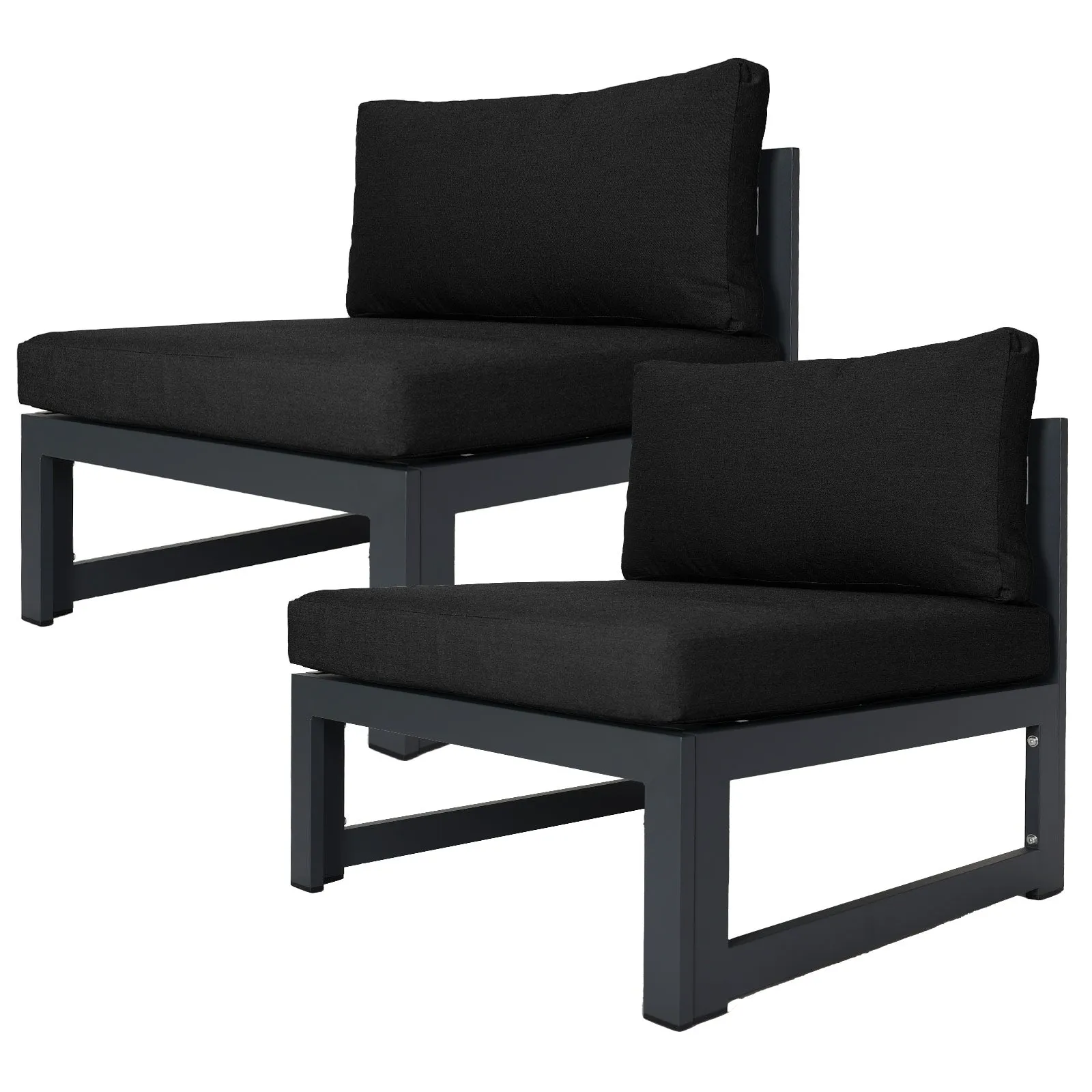 Patio Aluminum Chair Gray