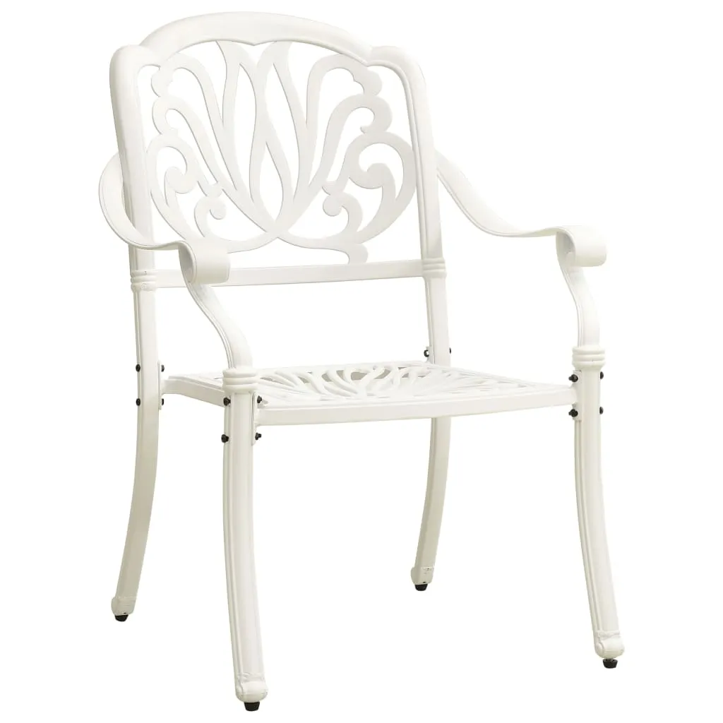 Patio Chairs 2 Pcs Patio Furniture for Garden Deck Porch Cast Aluminum