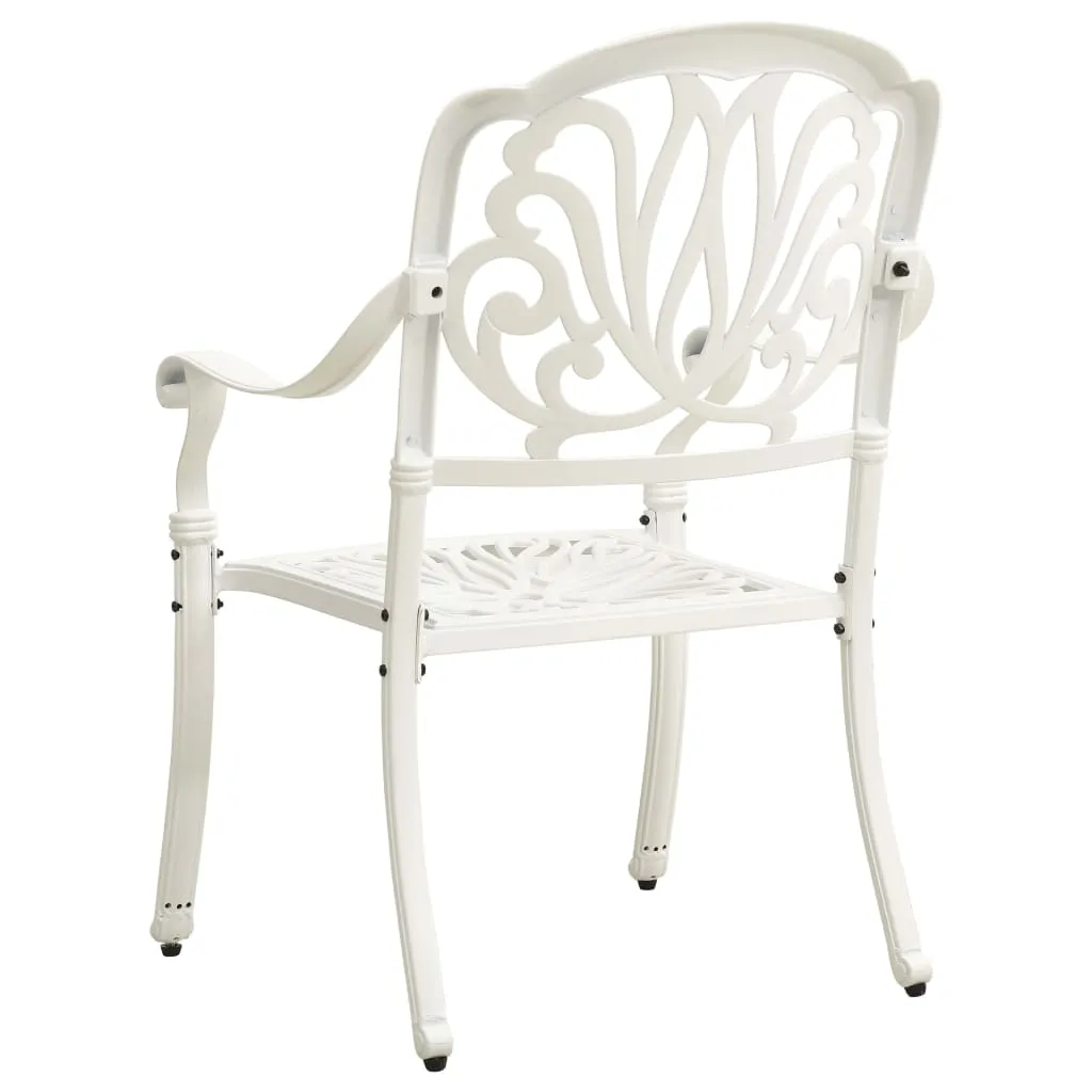 Patio Chairs 2 Pcs Patio Furniture for Garden Deck Porch Cast Aluminum