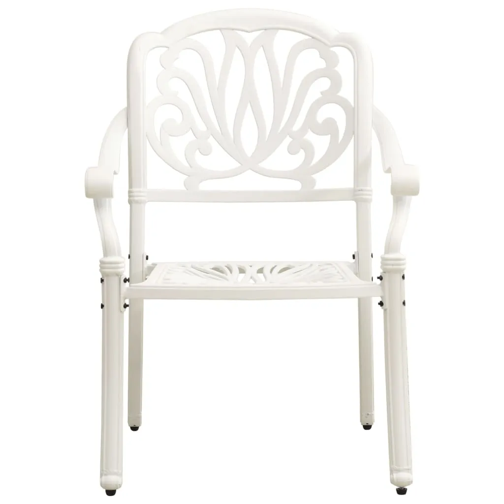 Patio Chairs 2 Pcs Patio Furniture for Garden Deck Porch Cast Aluminum