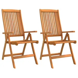 Patio Folding Chairs Camping Garden Lawn Chair Solid Wood Eucalyptus