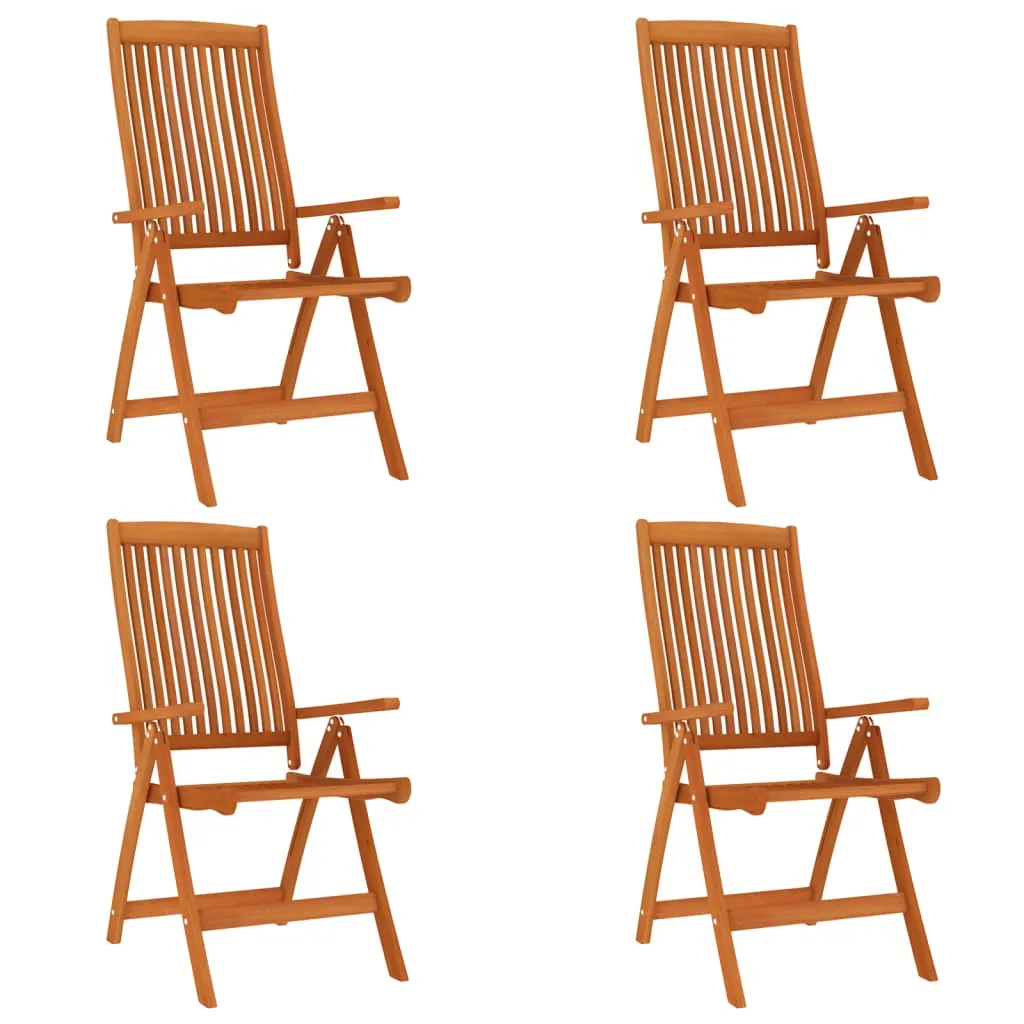 Patio Folding Chairs Camping Garden Lawn Chair Solid Wood Eucalyptus