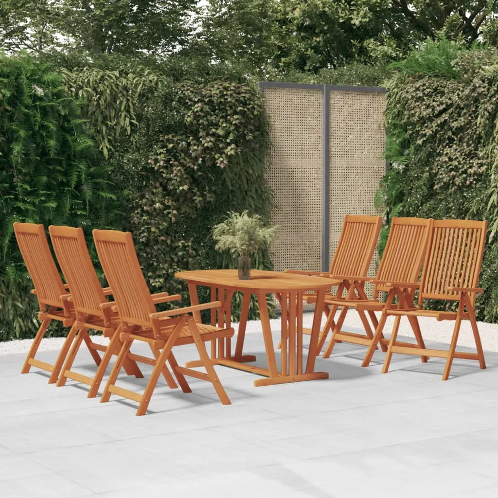 Patio Folding Chairs Camping Garden Lawn Chair Solid Wood Eucalyptus