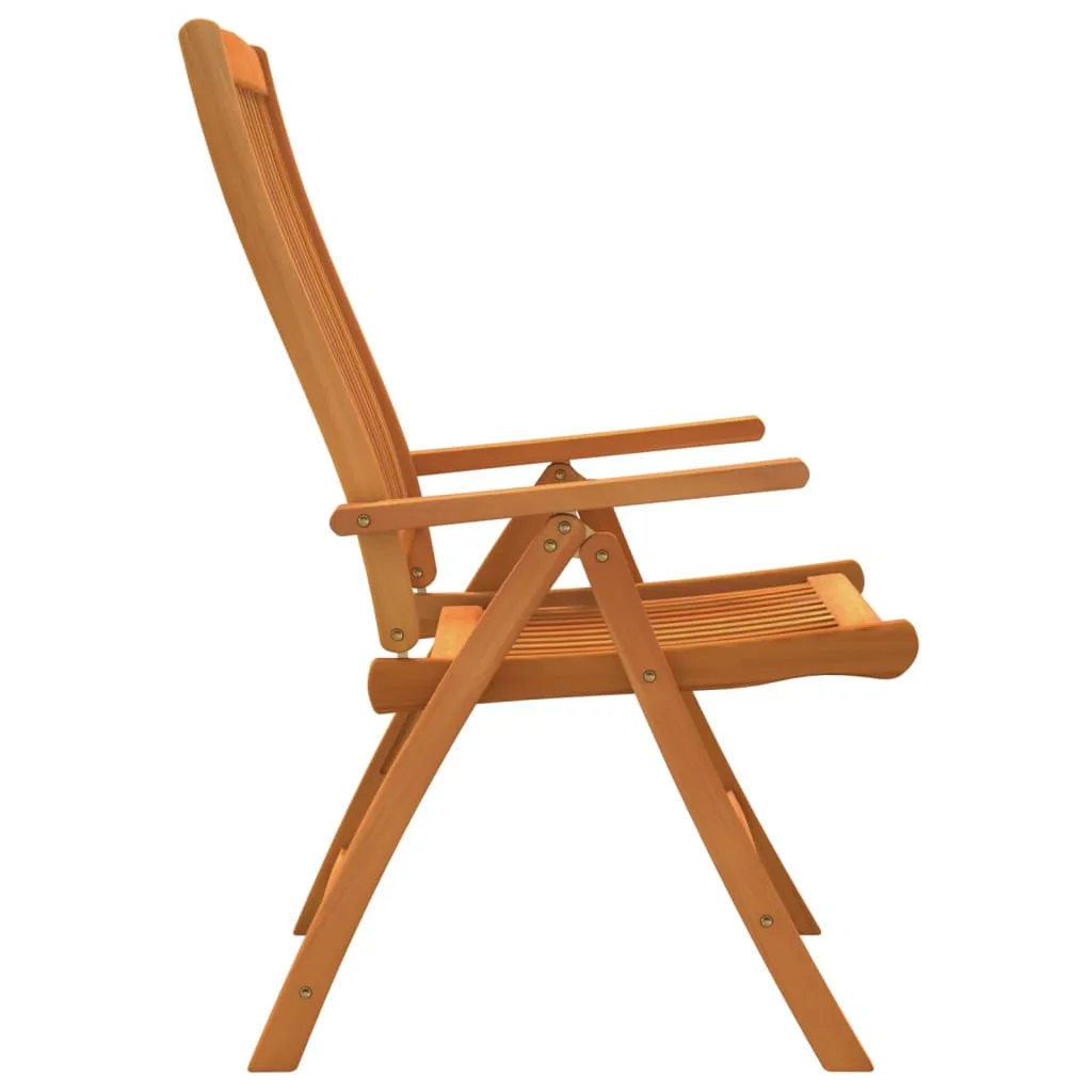 Patio Folding Chairs Camping Garden Lawn Chair Solid Wood Eucalyptus