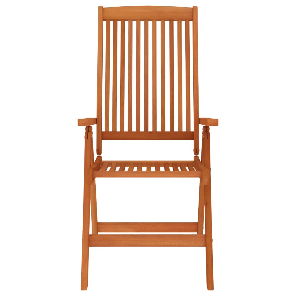 Patio Folding Chairs Camping Garden Lawn Chair Solid Wood Eucalyptus