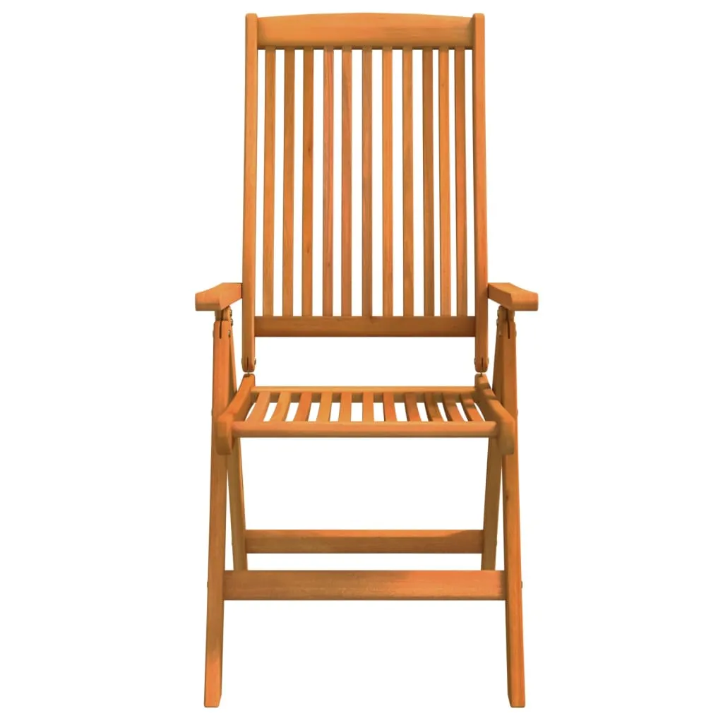 Patio Folding Chairs Camping Garden Lawn Chair Solid Wood Eucalyptus