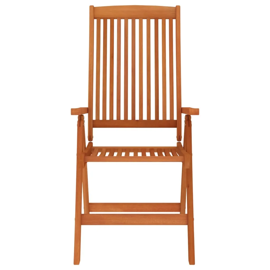 Patio Folding Chairs Camping Garden Lawn Chair Solid Wood Eucalyptus