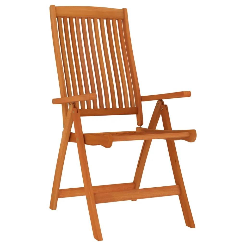 Patio Folding Chairs Camping Garden Lawn Chair Solid Wood Eucalyptus