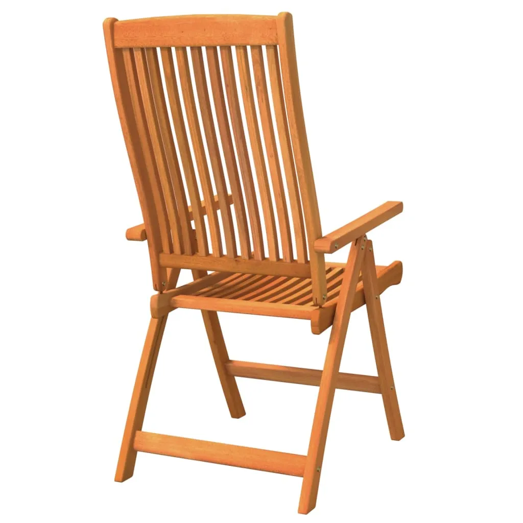Patio Folding Chairs Camping Garden Lawn Chair Solid Wood Eucalyptus