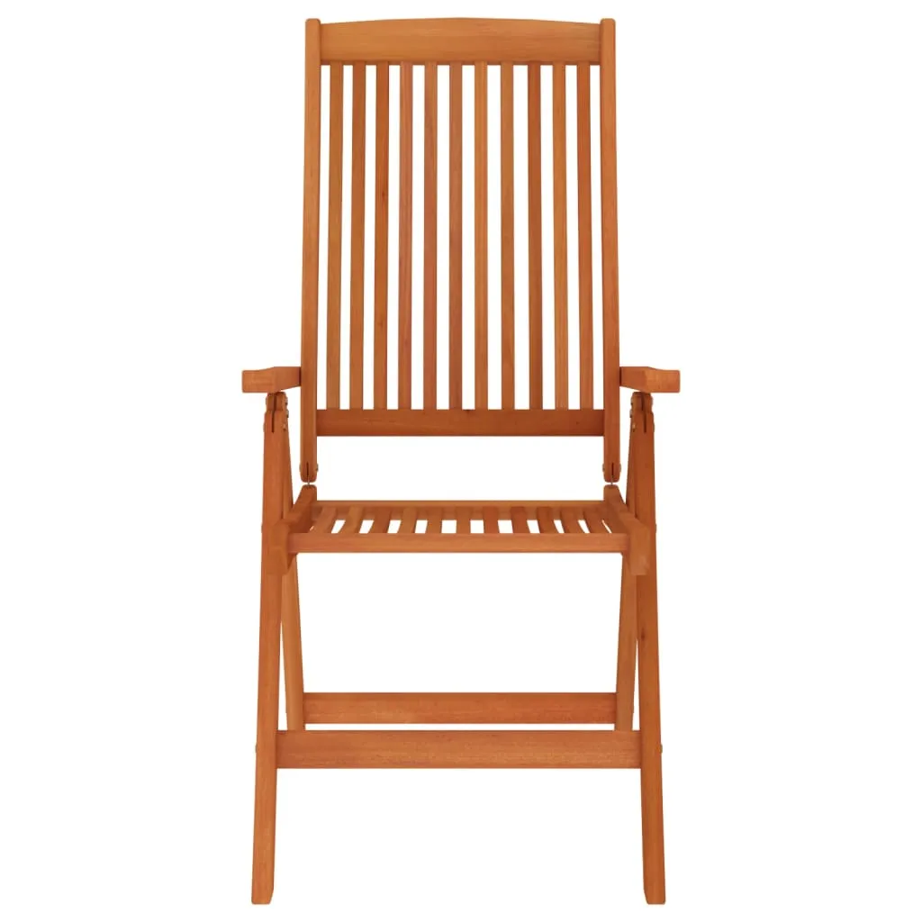 Patio Folding Chairs Camping Garden Lawn Chair Solid Wood Eucalyptus
