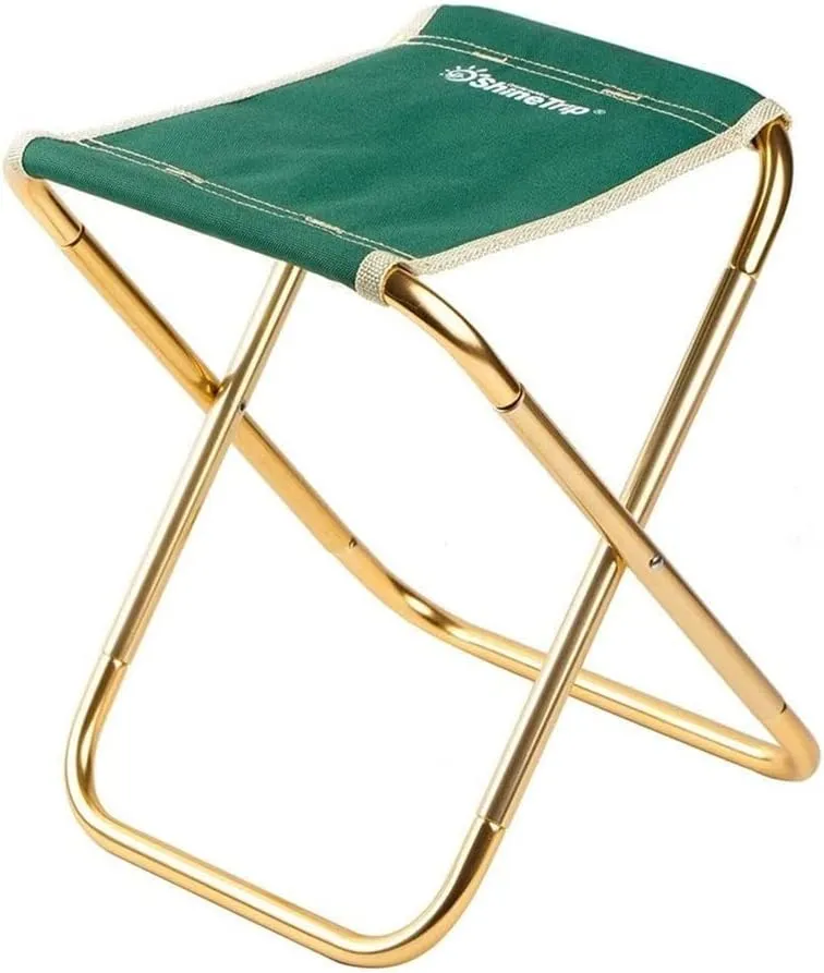 Picnic Chair Outdoor Fishing Stool Aluminum Oxcloth Sturdy Portable Lightweight and Durable,Camping Folding Chair/Black/Free Size
