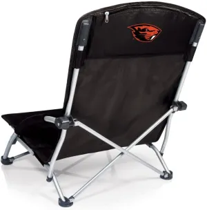 PICNIC TIME NCAA Tranquility Beach Chair with Carry Bag - Low Beach Chair for Adults - Low Lawn Chair