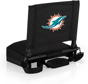 PICNIC TIME NFL Unisex-Adult NFL Gridiron Stadium Seat, Lightweight, Portable Folding Chair for Bleachers and Benches