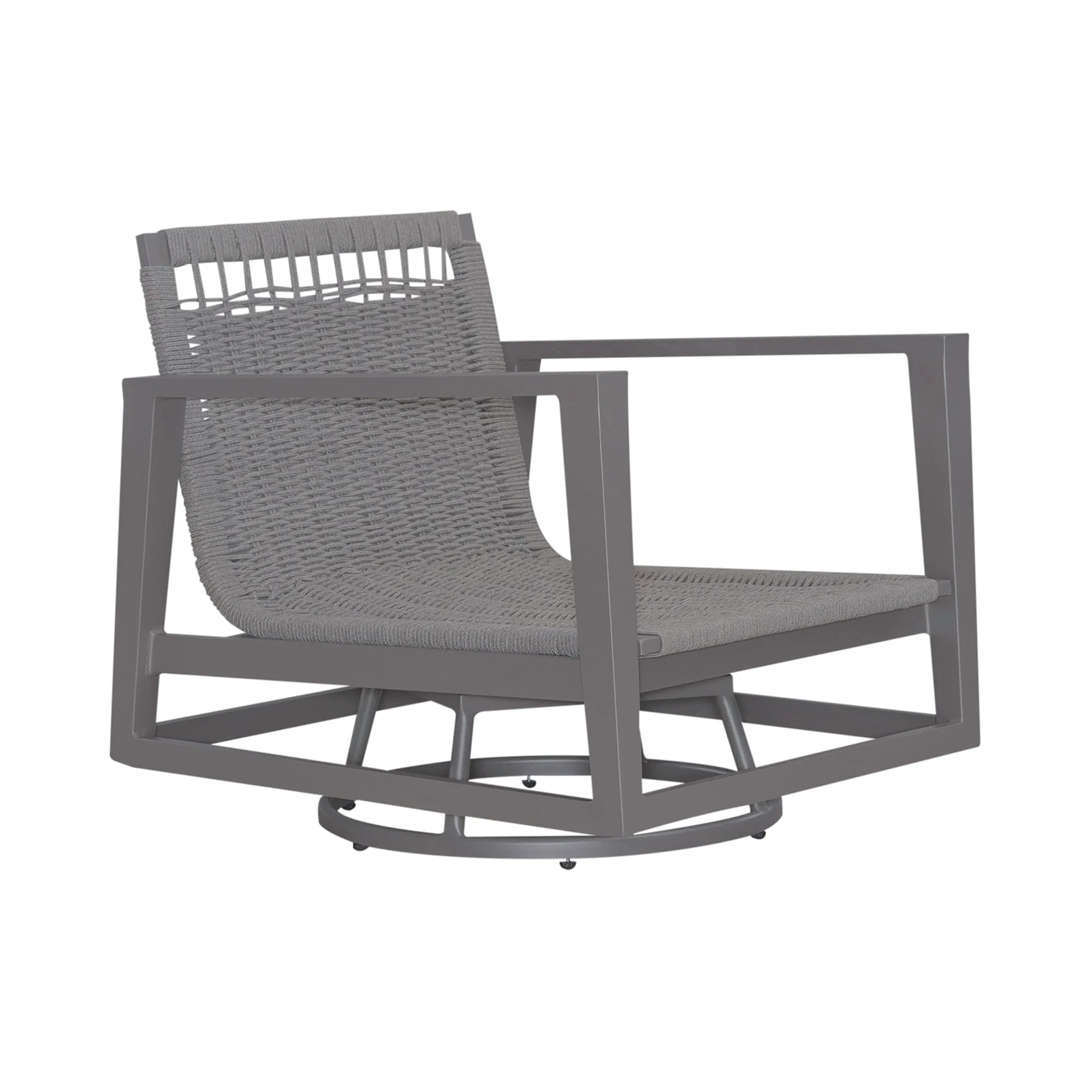 Plantation Key 3001-OAC54-GT Swivel Club Chair - Granite