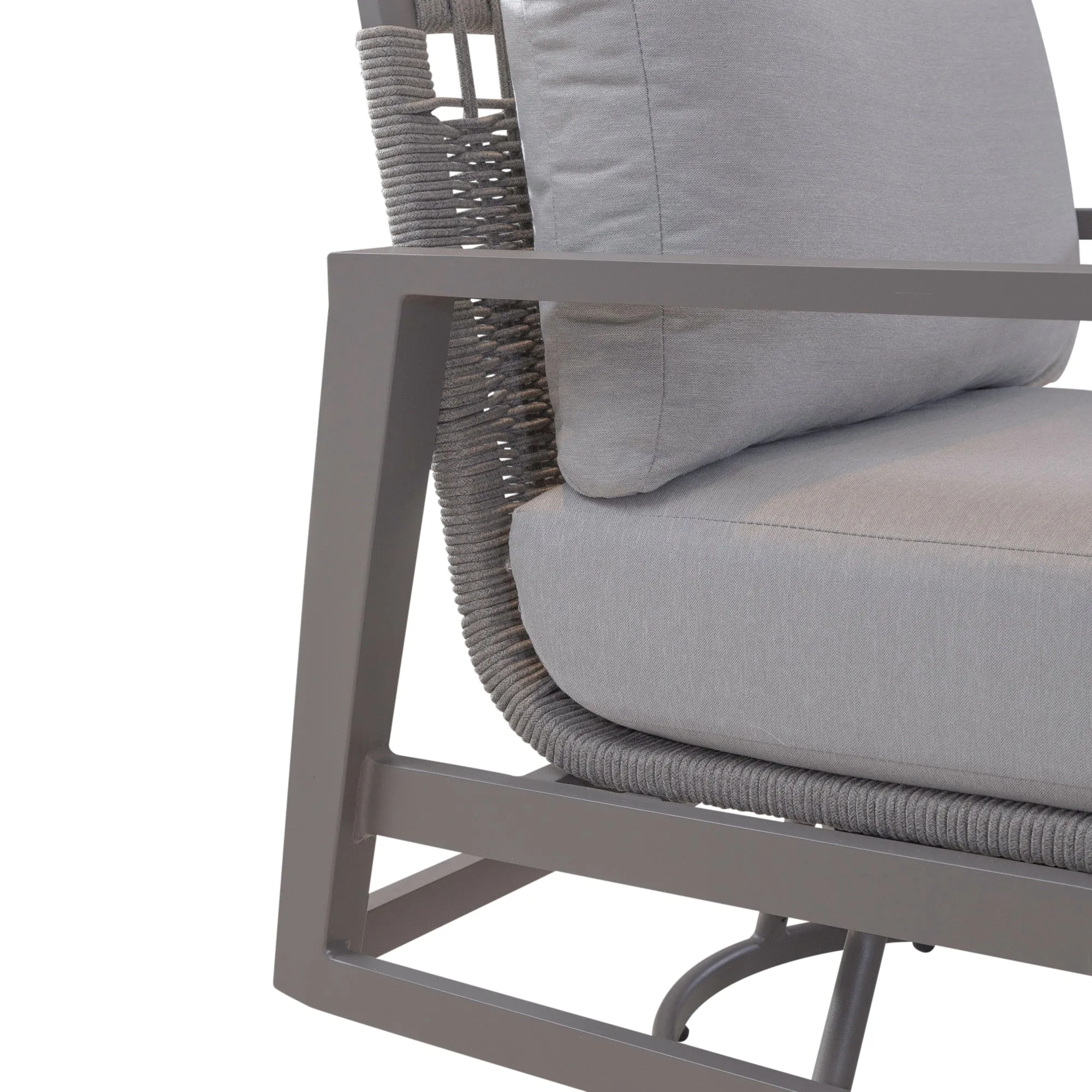 Plantation Key 3001-OAC54-GT Swivel Club Chair - Granite