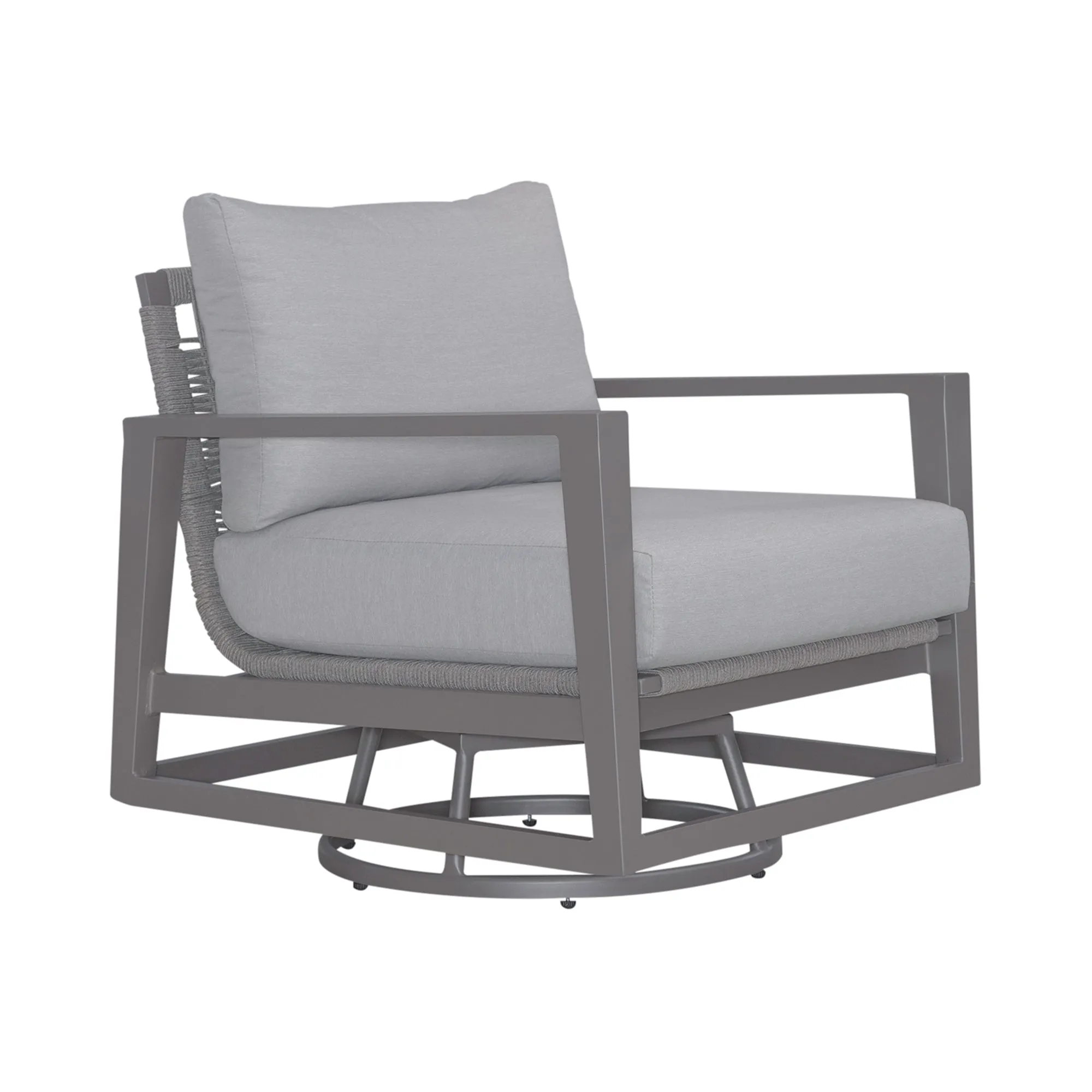 Plantation Key 3001-OAC54-GT Swivel Club Chair - Granite