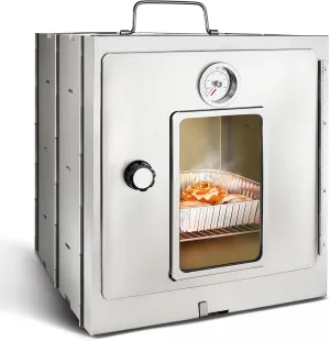 Portable Folding Camping Oven – Outdoor Baking Stove for Bread, Muffins, Cinnamon Rolls – Works with Wood Fire, Propane Stoves, Campers & More