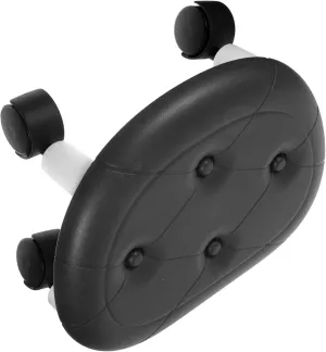 Portable Low Rolling Stool with Wheels Swivel Chair for Shoe Storage Comfortable Under Desk Foot Stool Roller Seat for Home and Garage Use